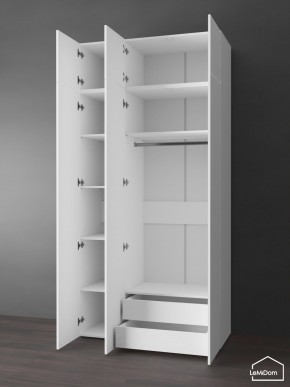 Шкаф с антресолью Linnea MHR-3POA-2 2450х1200х510 (Белый-М 11.1.1) в Белоярском - beloyarskiy.mebel24.online | фото 5