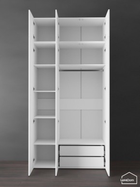 Шкаф с антресолью Linnea MHR-3POA-2 2450х1200х510 (Белый-М 11.1.2) в Белоярском - beloyarskiy.mebel24.online | фото 6