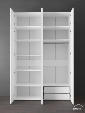 Шкаф с антресолью Linnea MHR-4POA-2 2450х1600х510 (Белый-М 11.1.2) в Белоярском - beloyarskiy.mebel24.online | фото 5