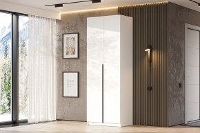 Шкаф ШК-5 + 4 полки + ящики (800) Белый текстурный в Белоярском - beloyarskiy.mebel24.online | фото 3