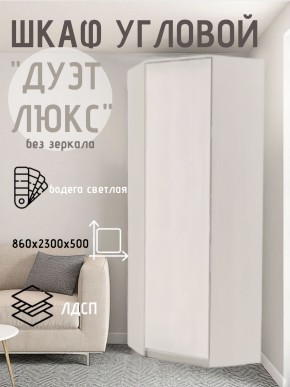 Шкаф угловой Дуэт Люкс без зеркала в Белоярском - beloyarskiy.mebel24.online | фото