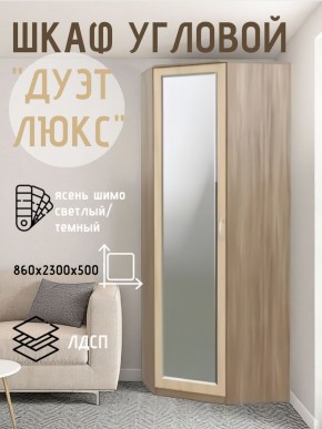 Шкаф угловой Дуэт Люкс с зеркалом в Белоярском - beloyarskiy.mebel24.online | фото 3