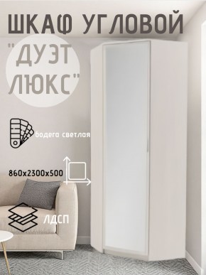 Шкаф угловой Дуэт Люкс с зеркалом в Белоярском - beloyarskiy.mebel24.online | фото 6
