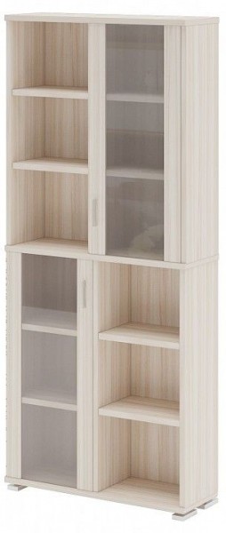 Шкаф-витрина Домино ПУ-30-2-ФС в Белоярском - beloyarskiy.mebel24.online | фото 2