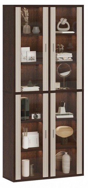 Шкаф-витрина Домино СУ(ш2в2)+4ФС в Белоярском - beloyarskiy.mebel24.online | фото 2