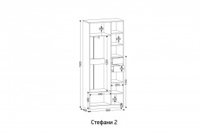 СТЕФАНИ-2 Шкаф в Белоярском - beloyarskiy.mebel24.online | фото 2