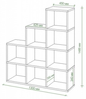 Стеллаж Бартоло СЛД 4 в Белоярском - beloyarskiy.mebel24.online | фото 2