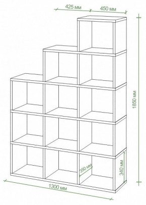 Стеллаж Бартоло СЛД 5 в Белоярском - beloyarskiy.mebel24.online | фото 2