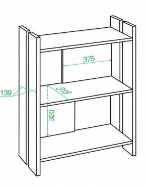 Стеллаж Домино Лайт СТЛ-ОН в Белоярском - beloyarskiy.mebel24.online | фото 2