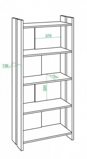 Стеллаж Домино Лайт СТЛ-ОВ в Белоярском - beloyarskiy.mebel24.online | фото 2