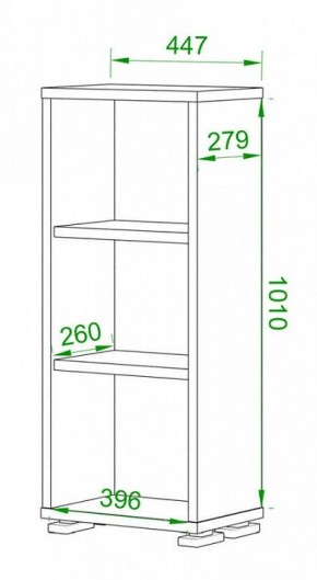 Стеллаж Домино нельсон ПУ-10-1 в Белоярском - beloyarskiy.mebel24.online | фото 2