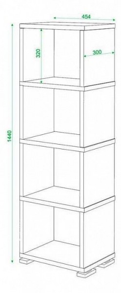 Стеллаж Домино СБ-15/4 в Белоярском - beloyarskiy.mebel24.online | фото 3