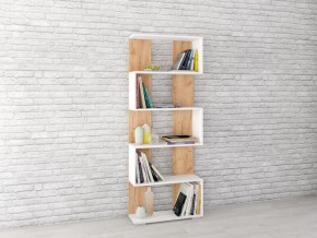 Стеллаж Ромео-1 Дуб крафт золотой/Белый в Белоярском - beloyarskiy.mebel24.online | фото
