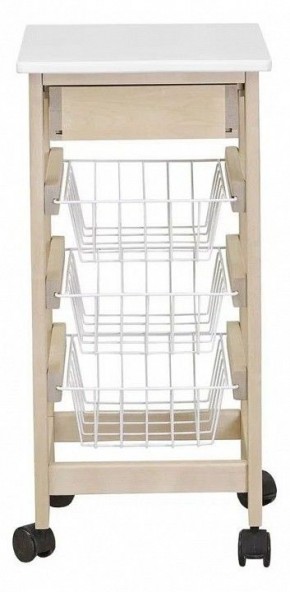 Стеллаж С ящиком и корзинами в Белоярском - beloyarskiy.mebel24.online | фото 3