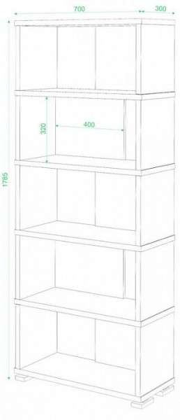 Стеллаж СБ-10/5 в Белоярском - beloyarskiy.mebel24.online | фото 2