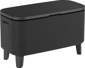 Стол Беви Бар (Bevy Bar Large Cool Bar), графит в Белоярском - beloyarskiy.mebel24.online | фото 2