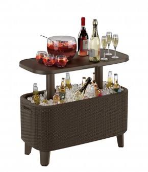 Стол Беви Бар (Bevy Bar Large Cool Bar), коричневый в Белоярском - beloyarskiy.mebel24.online | фото 3