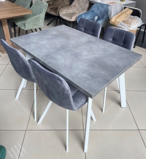 Стол BRICK M 140 Бетон Портленд/ Белый М-City в Белоярском - beloyarskiy.mebel24.online | фото 2