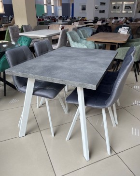 Стол BRICK M 140 Бетон Портленд/ Белый М-City в Белоярском - beloyarskiy.mebel24.online | фото 3
