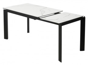 Стол CORNER 120 MATTE STATUARIO Белый мрамор матовый керамика, стекло/ черный каркас, ®DISAUR в Белоярском - beloyarskiy.mebel24.online | фото 4