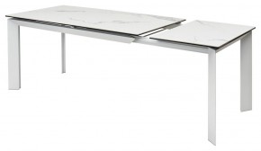 Стол CREMONA 140 MATTE STATUARIO Белый мрамор матовый, керамика/ белый каркас, ®DISAUR в Белоярском - beloyarskiy.mebel24.online | фото 6