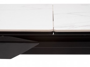 Стол CREMONA 140 MATTE STATUARIO Белый мрамор матовый, керамика/ черный каркас, ®DISAUR в Белоярском - beloyarskiy.mebel24.online | фото 4