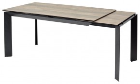 Стол CREMONA 180 KL-61 Под дерево, итальянская керамика / черный каркас, ®DISAUR в Белоярском - beloyarskiy.mebel24.online | фото 7