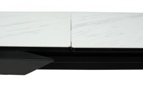 Стол CREMONA 180 KL-99 Белый мрамор матовый, итальянская керамика / черный каркас, ®DISAUR в Белоярском - beloyarskiy.mebel24.online | фото 12