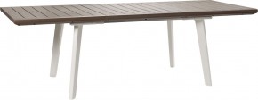 Стол Гармония раздвижной (Harmony Extendable) белый-капучино в Белоярском - beloyarskiy.mebel24.online | фото 5