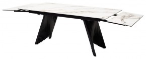 Стол IVAR 180 MARBLES KL-188 Контрастный мрамор, итальянская керамика, ®DISAUR в Белоярском - beloyarskiy.mebel24.online | фото 9
