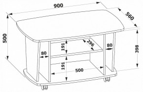 Стол журнальный СЖ-3 в Белоярском - beloyarskiy.mebel24.online | фото 3