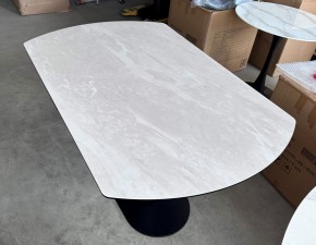 Стол KAI 140 TL-109 поворотная система раскладки, испанская керамика / Темно-серый / Черный, ®DISAUR в Белоярском - beloyarskiy.mebel24.online | фото 7