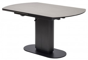 Стол KAI 140 TL-110 поворотная система раскладки, испанская керамика / Темно-серый / Черный, ®DISAUR в Белоярском - beloyarskiy.mebel24.online | фото 1