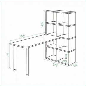 Стол компьютерный Bartolo в Белоярском - beloyarskiy.mebel24.online | фото 2