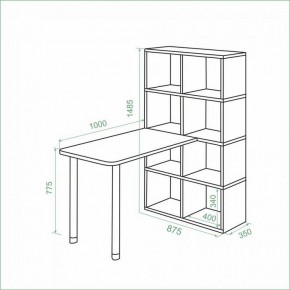 Стол компьютерный Bartolo в Белоярском - beloyarskiy.mebel24.online | фото 2