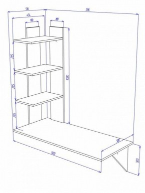 Стол компьютерный Домино Cross СтТ5 в Белоярском - beloyarskiy.mebel24.online | фото 2