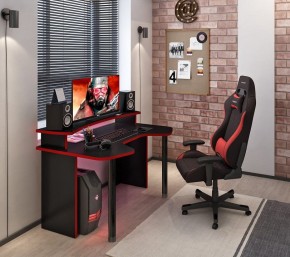 Стол компьютерный Домино Lite СКЛ-Игр140+НКИЛ140 в Белоярском - beloyarskiy.mebel24.online | фото 2