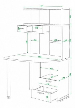 Стол компьютерный Домино нельсон СК-20 в Белоярском - beloyarskiy.mebel24.online | фото 5