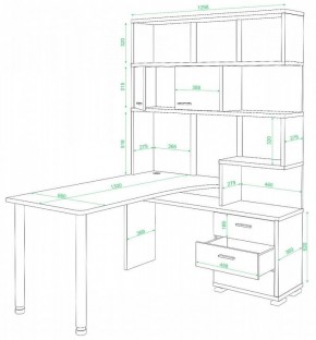 Стол компьютерный Домино нельсон СР-420/130 в Белоярском - beloyarskiy.mebel24.online | фото 2