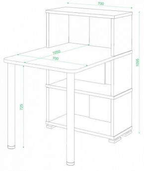 Стол компьютерный Домино СБ-10М/3 в Белоярском - beloyarskiy.mebel24.online | фото 2