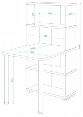 Стол компьютерный Домино СБ-10М/4 в Белоярском - beloyarskiy.mebel24.online | фото 2