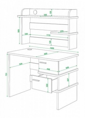 Стол компьютерный Домино СД-15 в Белоярском - beloyarskiy.mebel24.online | фото 4