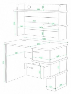 Стол компьютерный Домино СД-15 в Белоярском - beloyarskiy.mebel24.online | фото 2