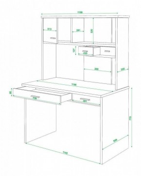 Стол компьютерный Домино СК-60 в Белоярском - beloyarskiy.mebel24.online | фото 3