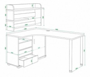 Стол компьютерный Домино СР-145М в Белоярском - beloyarskiy.mebel24.online | фото 5