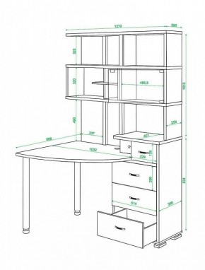 Стол компьютерный Домино СР-320 в Белоярском - beloyarskiy.mebel24.online | фото 4