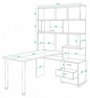 Стол компьютерный Домино СР-420/130 в Белоярском - beloyarskiy.mebel24.online | фото 2