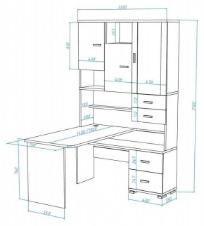 Стол компьютерный Домино СР-620/180 в Белоярском - beloyarskiy.mebel24.online | фото 2