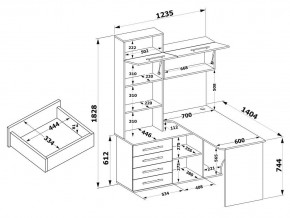 Стол компьютерный КСТ-14Л в Белоярском - beloyarskiy.mebel24.online | фото 4