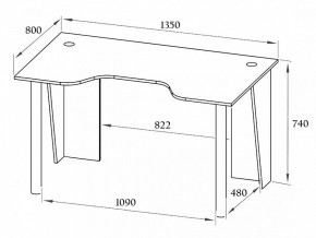 Стол компьютерный КСТ-18 в Белоярском - beloyarskiy.mebel24.online | фото